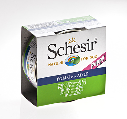 [AG71263] Schesir Dog Puppy Chicken & Aloe (10 x 150 gr.)