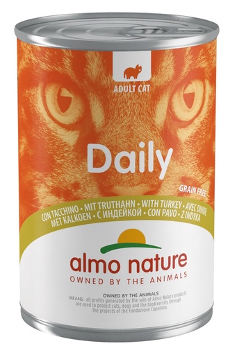 [AL0162] Almo Nature Blik Kalkoen (24 x 400 gr.)