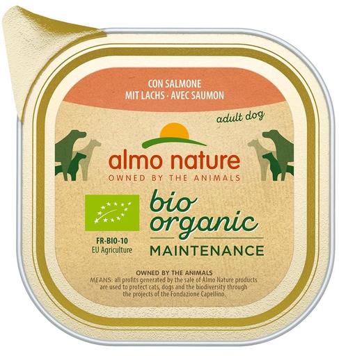 [AL0246] Almo Nature Daily Bio Dog Zalm (32 x 100 gr.)