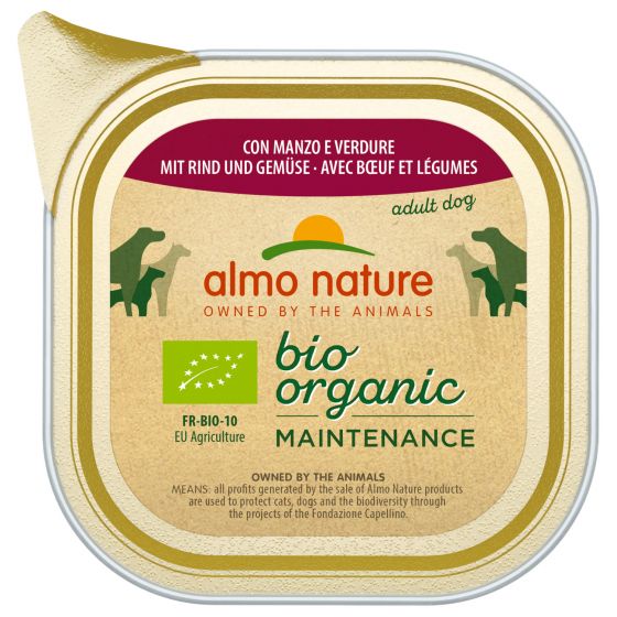 Almo Nature Daily Bio Dog Rund &Groenten