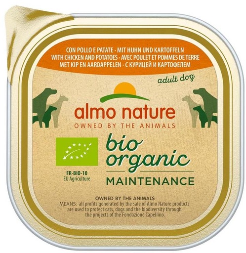 [AL0333] Almo Nature Daily Bio Dog Chicken+Potatoes (9 x 300 gr.)