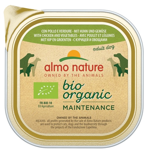 [AL0334] Almo Nature Daily Bio Dog Chicken+Vegetables (9 x 300 gr.)
