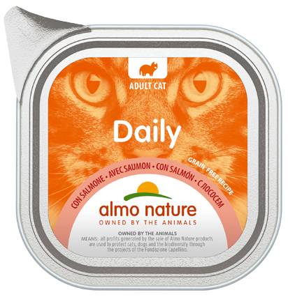 [AL0352] Almo Nature Daily Menu Alu met Zalm (32 x 100 gr.)
