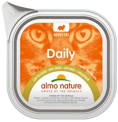 [AL0353] Almo Nature Daily Menu Alu met Kalkoen (32 x 100 gr.)