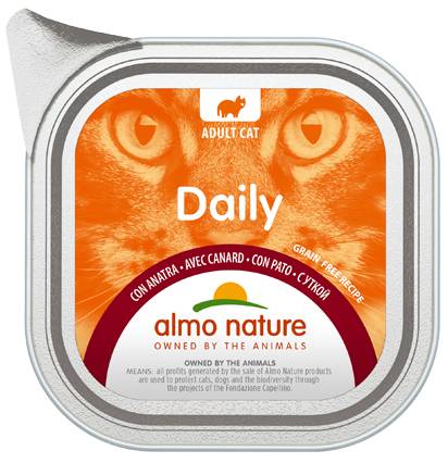 [AL0354] Almo Nature Daily Menu Alu met Eend (32 x 100 gr.)