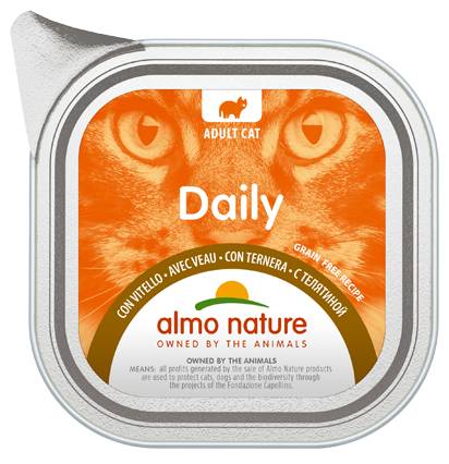 [AL0356] Almo Nature Daily Menu Alu met Kalf (32 x 100 gr.)