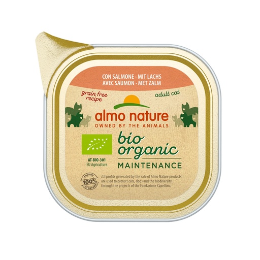 [AL0452] Almo Nature Bio Cat Zalm (19 x 85 gr.)