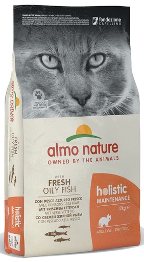 [AL0642] Almo Nature Holistic Kat White Fish&Rice (12 kg.)