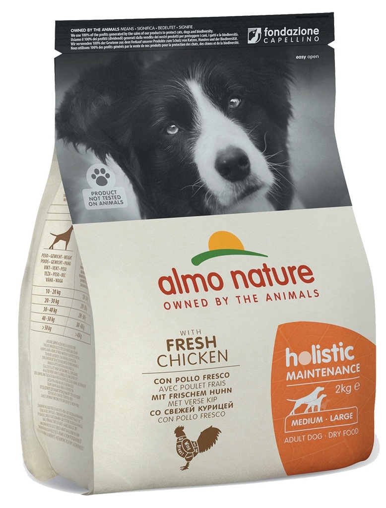 Almo Nature Holistic Dog M Kip & Rijst