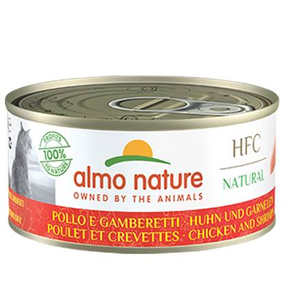 [AL5124H] Almo Nature Kip met Garnalen (24 x 150 gr.)