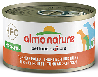 [AL5542] Almo Nature Dog HFC Natural Tonijn met Kip (24 x 95 gr.)
