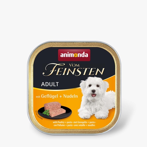 [AM82614] Feinsten Dog Adult Gev+Pasta (22 x 150 gr.)