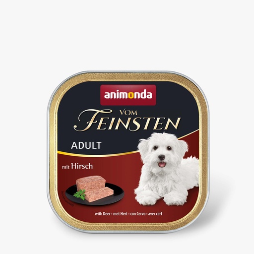[AM82660] Feinsten Dog Adult met Hert (22 x 150 gr.)