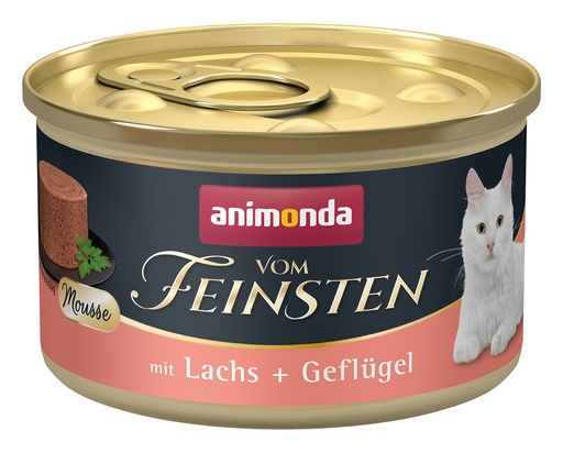 [AM83032] Feinsten Cat Can Adult Zalm/Gev. (12 x 85 gr.)
