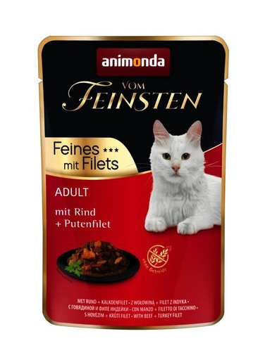 [AM83060] Feinsten Pouch Rund+Kalkoenfilet (18 x 85 gr.)