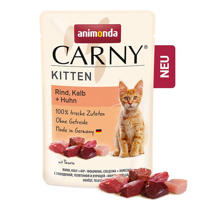 Carny Pouch Kitten Rund/Kalf & Kip