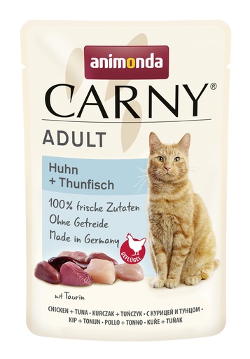 [AM83085] Carny Pouch Kip/Tonijn (12 x 85 gr.)
