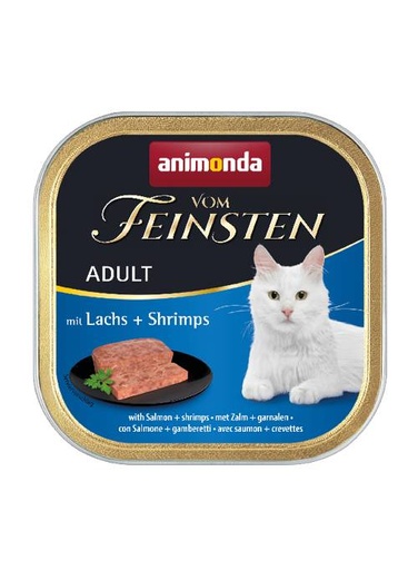 [AM83202] Feinsten Cat Adult Zalm+Garn. (32 x 100 gr.)