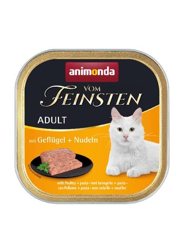 [AM83210] Feinsten Cat Adult Gev.+Pasta (32 x 100 gr.)