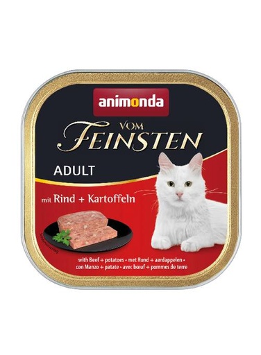 [AM83211] Feinsten Cat Adult Rund+Aard. (32 x 100 gr.)