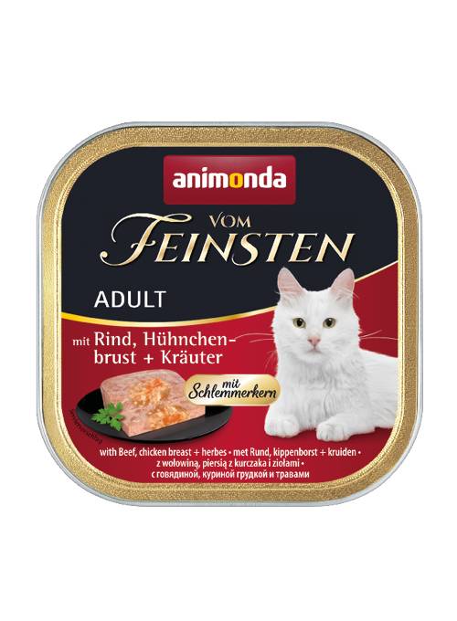 Feinsten Cat Gourmet Rund+Kippenborst
