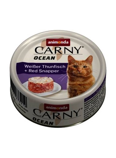 [AM83321] Carny Ocean Witte Tonijn/Rode Snapper (12 x 80 gr.)