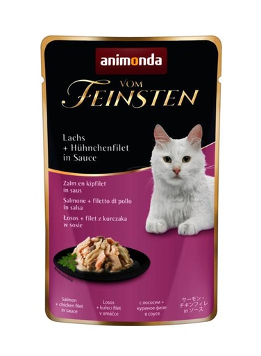 [AM83689] Feinsten Pouch Zalm+Kipfilet (18 x 50 gr.)