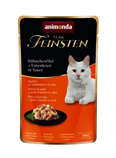 [AM83690] Feinsten Pouch Kipfilet+Eendenborst (18 x 50 gr.)