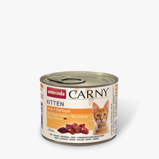 [AM83964] Carny Kitten Gevogelte+Rund (12 x 200 gr.)