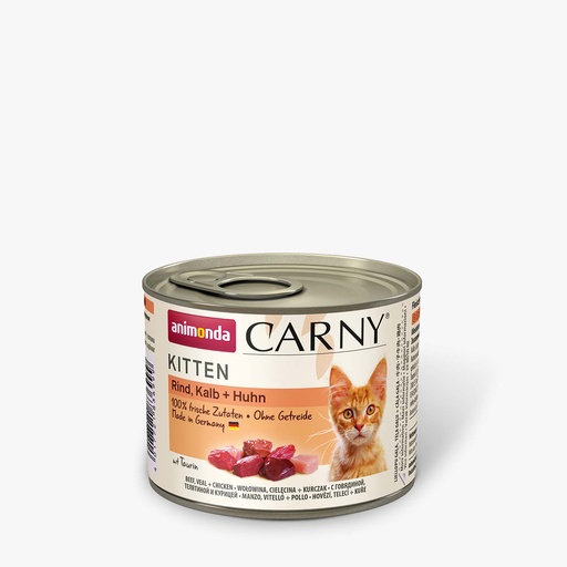 [AM83965] Carny Kitten Kalf/Kip/Kalkoen (12 x 200 gr.)