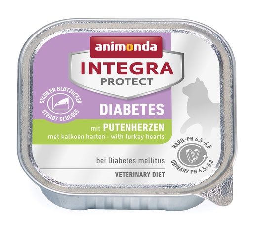 [AM86629] Integra Cat Diabetes Turkeyhearts (16 x 100 gr.)