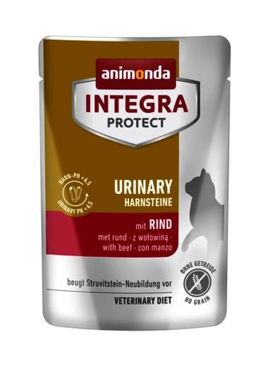 [AM86631] Integra Cat Pouch Urinary Struvit Beef (24 x 85 gr.)