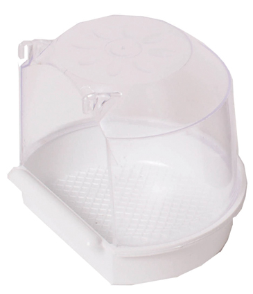 Badhuisje klein wit 12 x 1 st.