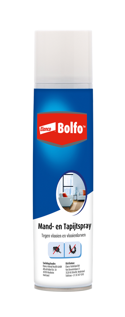 Bolfo Mand & Tapijtspray 400 ml.