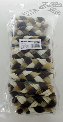 [BH49117] Twister Vlecht Middel 25 x 1 st.
