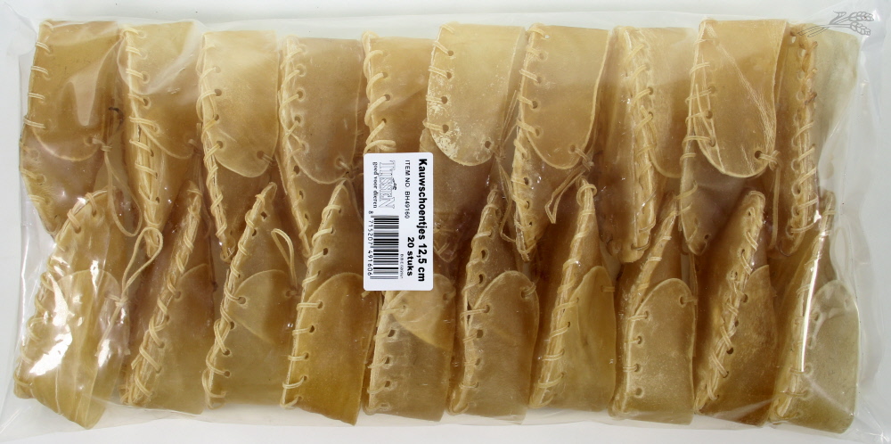 Kauwschoentjes 12,5 cm 20 x 1 st.