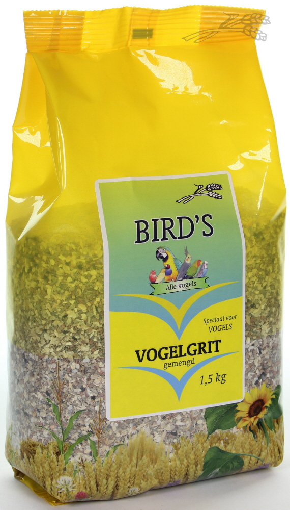 Vogelgrit Gemengd 1,5 kg.
