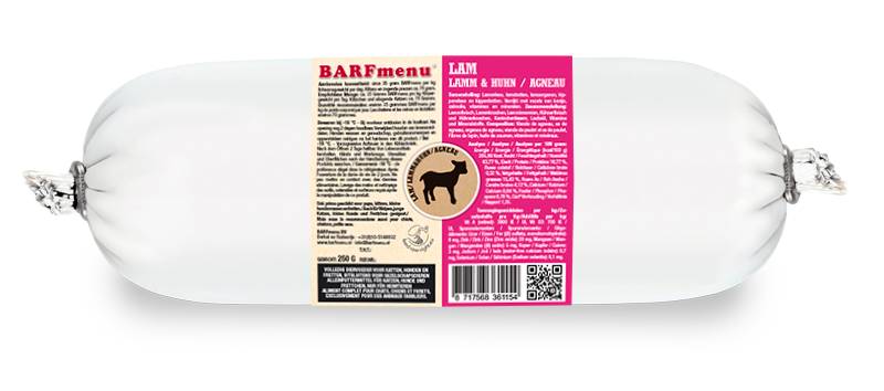 BARFmenu Kleine Hond & Kat Lam