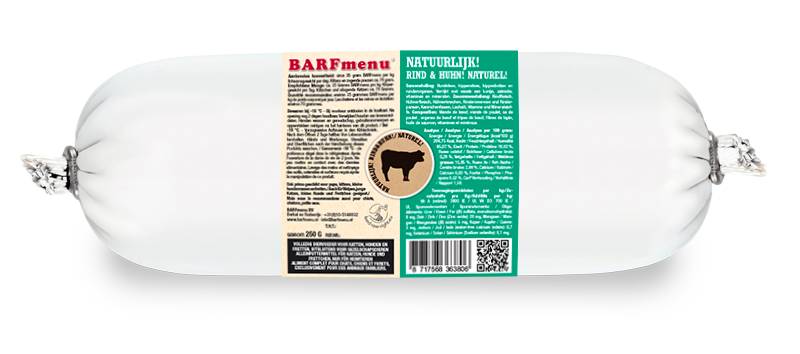 BARFmenu Kleine Hond & Kat Natuurlijk