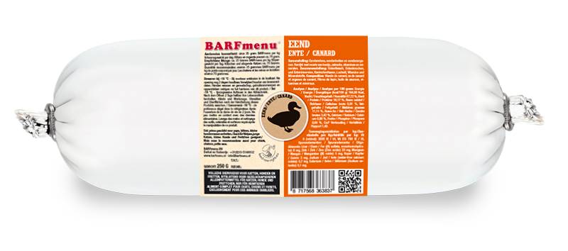 BARFmenu Kleine Hond & Kat Eend