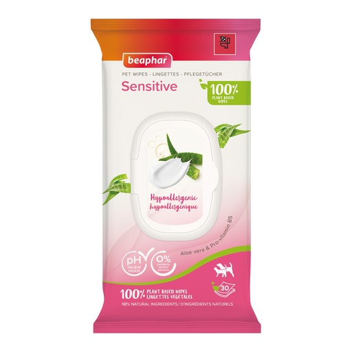 [BP1000056] Beaphar Dierendoekjes Sensitive (30 st.)