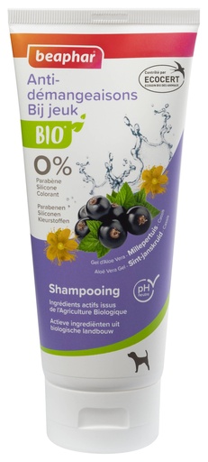 [BP17373] Beaphar Bio Shampoo Tube bij Jeuk Hond (200 ml.)