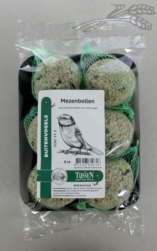 [BV60071] Mezenbollen set (15 x 6 st)
