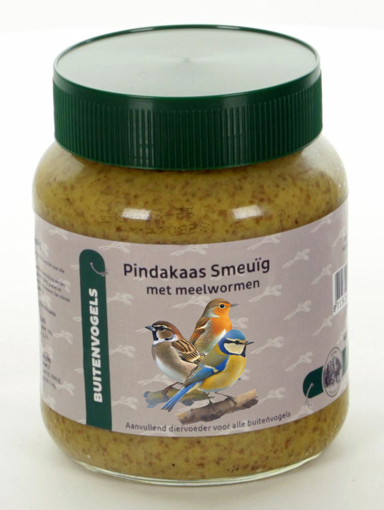 Tijssen Pindakaas Pinda's & Insecten Glas