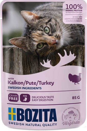 [BZ3610] Bozita Feline Pouch Turkey (12 x 85 gr.)