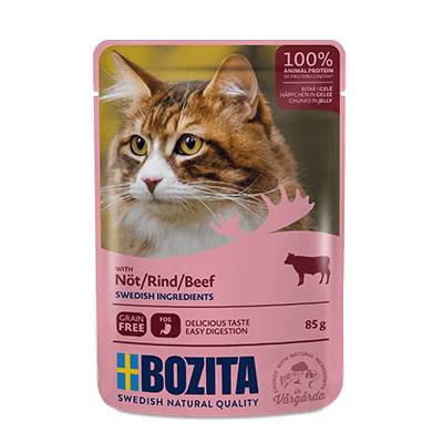 [BZ3632] Bozita Feline Pouch Jelly Beef (12 x 85 gr.)
