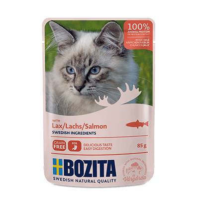 Bozita Feline Pouch Jelly Salmon 12 x 85 gr.