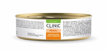 CLiNiC Cat Renal Lamb 12 x 100 gr.