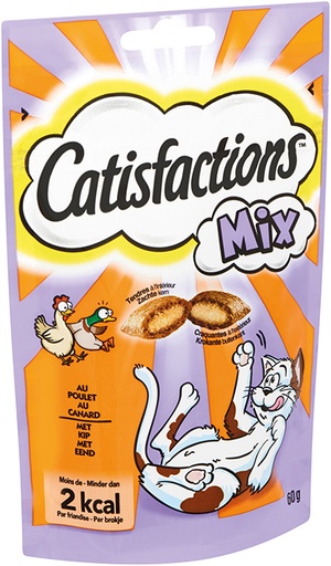 [CFMIX] Catisfaction MIX Kip/Eend (6 x 60 gr.)