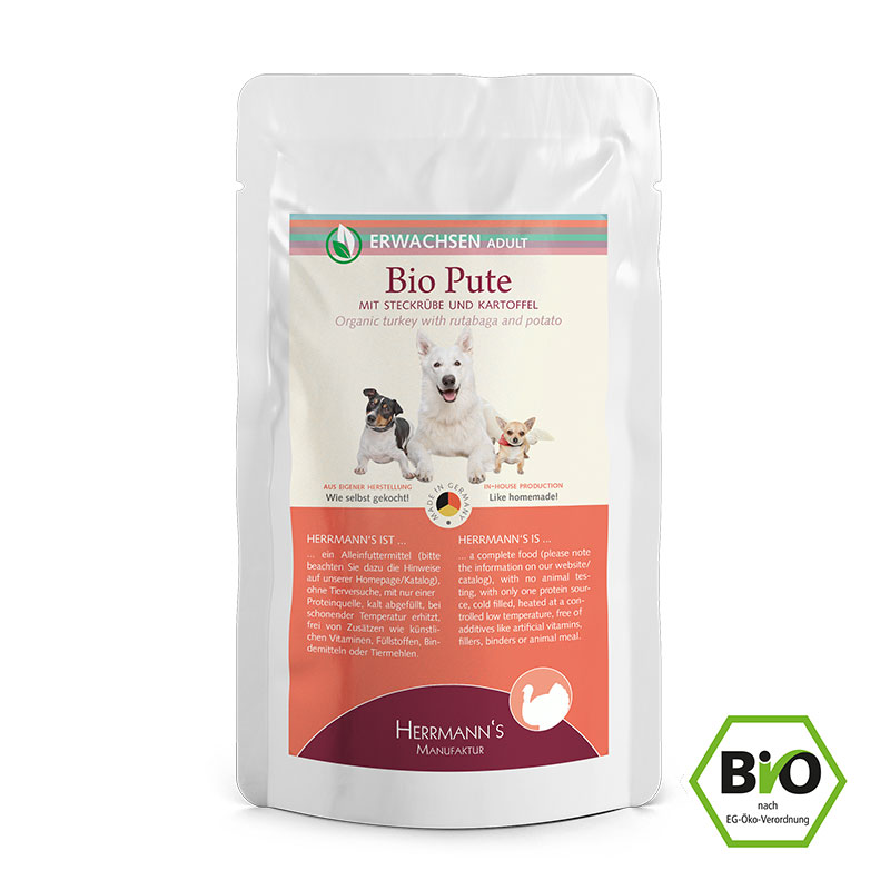 Herrmanns BIO Kalkoen Knolraap QS 15 x 150 gr.